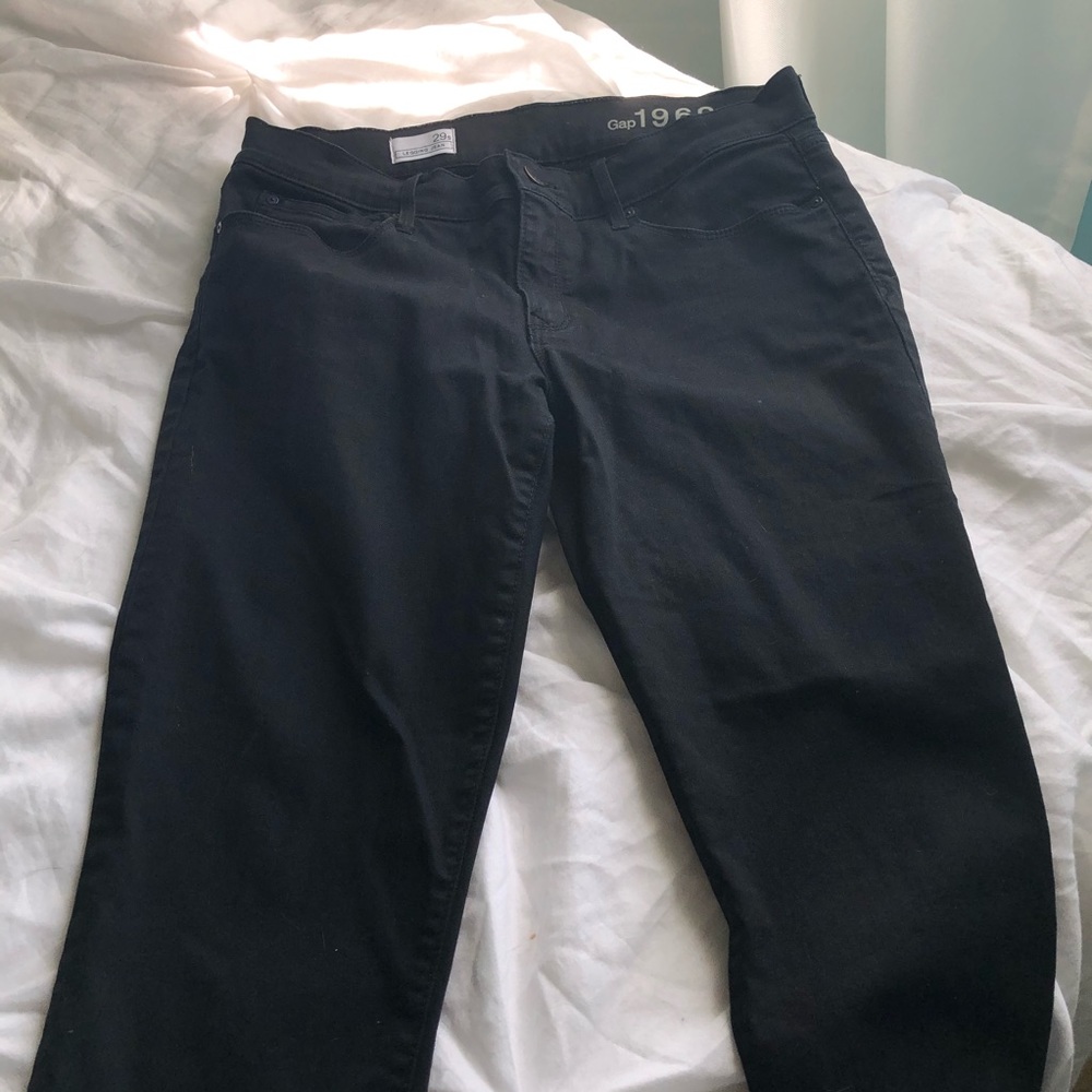 gap black skinny jeans
